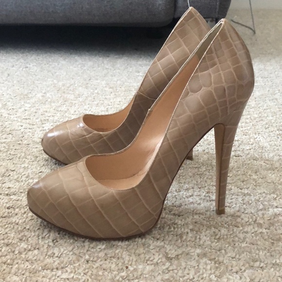 Crisian and McCaffrey leather heels Italy snake - Picture 4 of 9